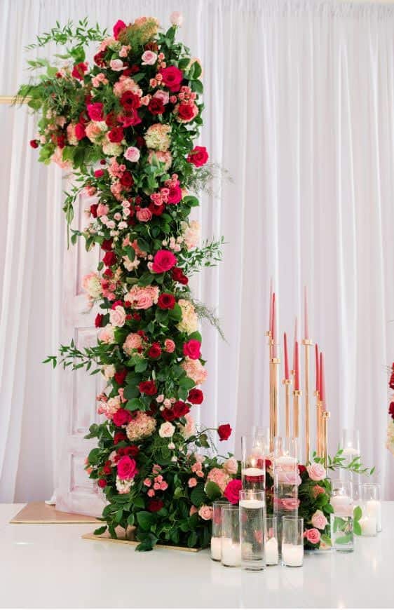 Bright-pink-reception-stage